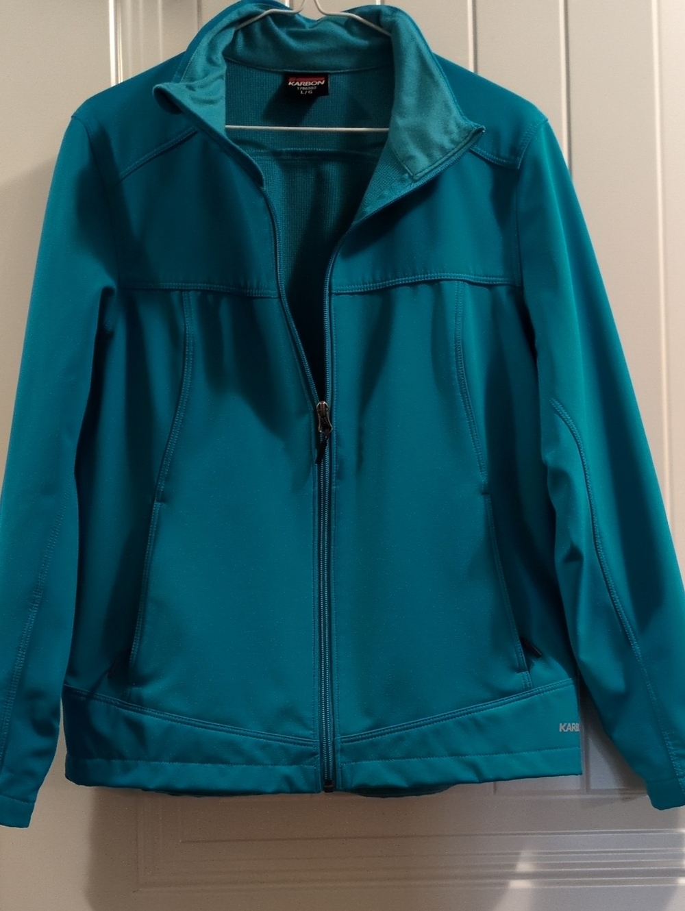Karbon Teal Soft-Shell Women Utility  Jacket